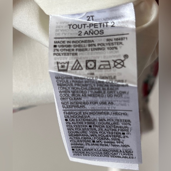 Janie and Jack Toddler Girls long sleeved top in 2T, new with tags - Picture 4 of 5